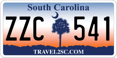 SC license plate ZZC541