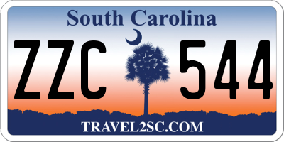 SC license plate ZZC544