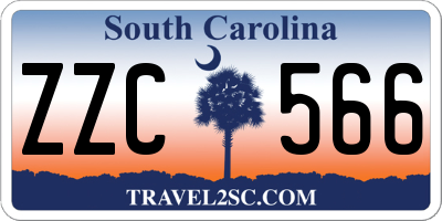 SC license plate ZZC566