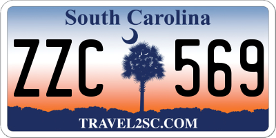 SC license plate ZZC569