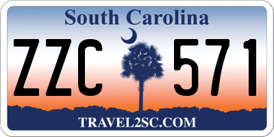 SC license plate ZZC571