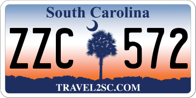 SC license plate ZZC572