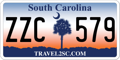 SC license plate ZZC579