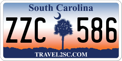 SC license plate ZZC586