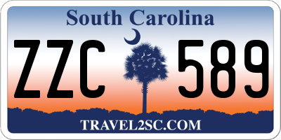 SC license plate ZZC589