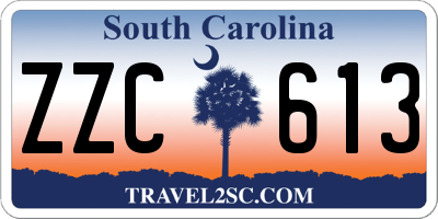 SC license plate ZZC613