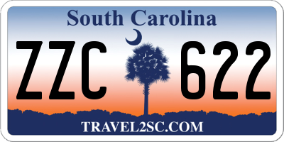 SC license plate ZZC622