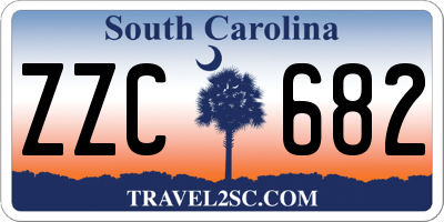 SC license plate ZZC682