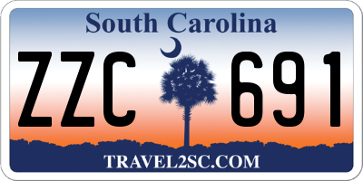 SC license plate ZZC691