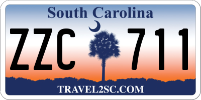 SC license plate ZZC711