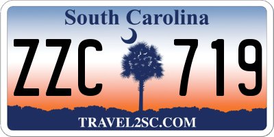 SC license plate ZZC719