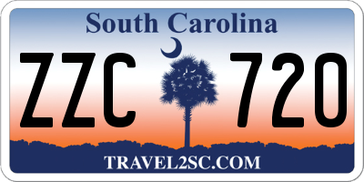 SC license plate ZZC720