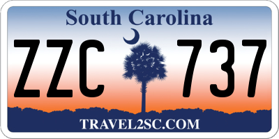 SC license plate ZZC737