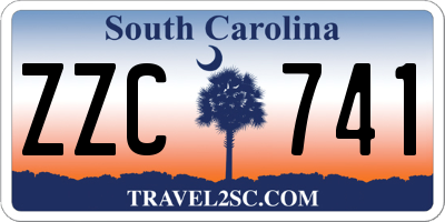 SC license plate ZZC741