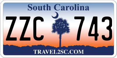 SC license plate ZZC743