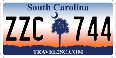 SC license plate ZZC744