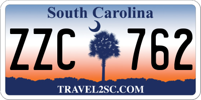 SC license plate ZZC762