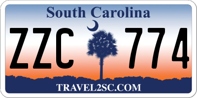 SC license plate ZZC774