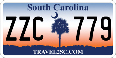 SC license plate ZZC779