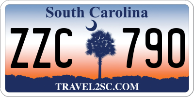 SC license plate ZZC790