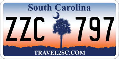 SC license plate ZZC797