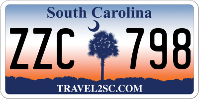 SC license plate ZZC798