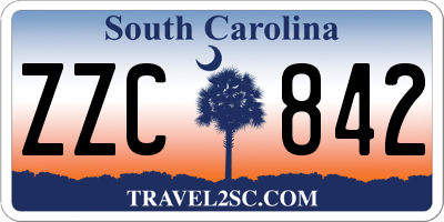 SC license plate ZZC842