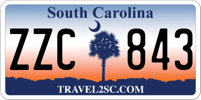 SC license plate ZZC843