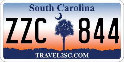 SC license plate ZZC844