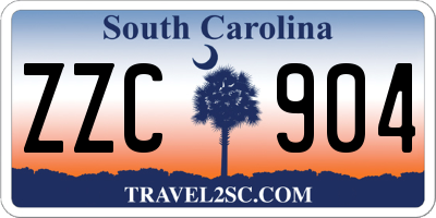 SC license plate ZZC904