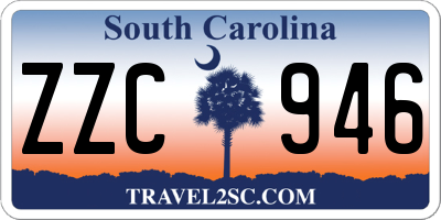 SC license plate ZZC946