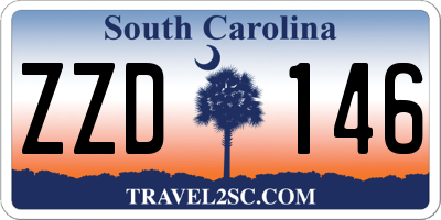 SC license plate ZZD146