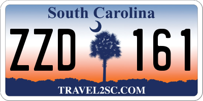 SC license plate ZZD161