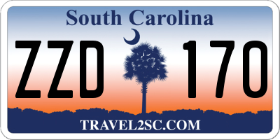 SC license plate ZZD170