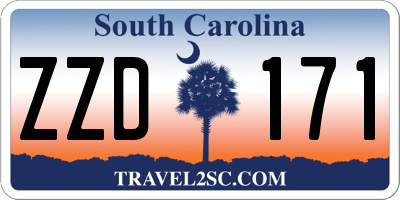 SC license plate ZZD171