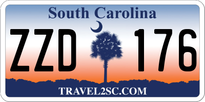 SC license plate ZZD176