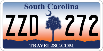 SC license plate ZZD272