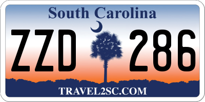 SC license plate ZZD286