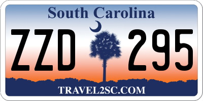 SC license plate ZZD295