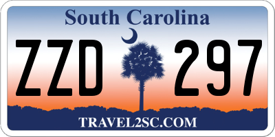 SC license plate ZZD297