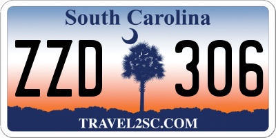 SC license plate ZZD306