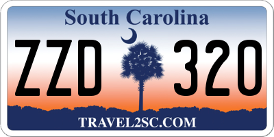 SC license plate ZZD320