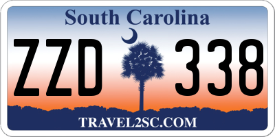 SC license plate ZZD338
