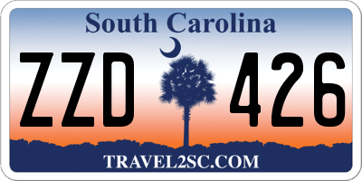 SC license plate ZZD426