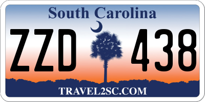 SC license plate ZZD438