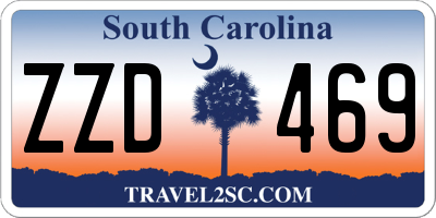 SC license plate ZZD469