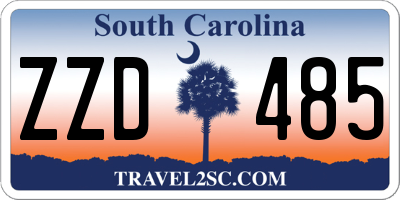 SC license plate ZZD485