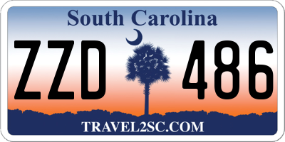 SC license plate ZZD486
