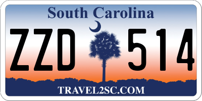 SC license plate ZZD514