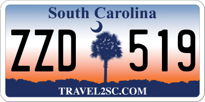 SC license plate ZZD519